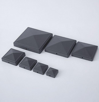 Metal Caps - Galvanized Metal Post Caps - BarrierBoss™