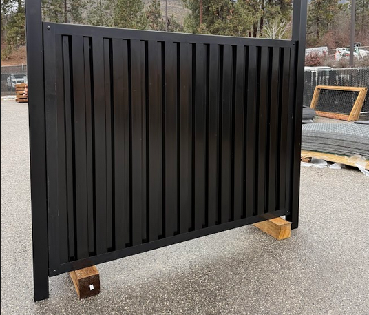 Load image into Gallery viewer, Metal Fence Panels with Steel Post Frame System - The True North - BarrierBoss™
