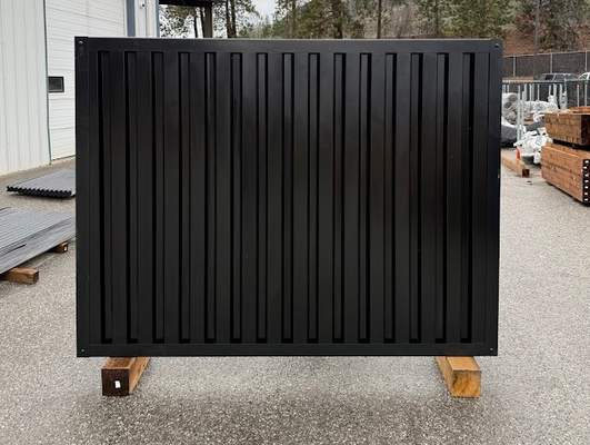 FireSmart® Metal Fence Panels with Steel Post & Frame System - The True North - BarrierBoss™