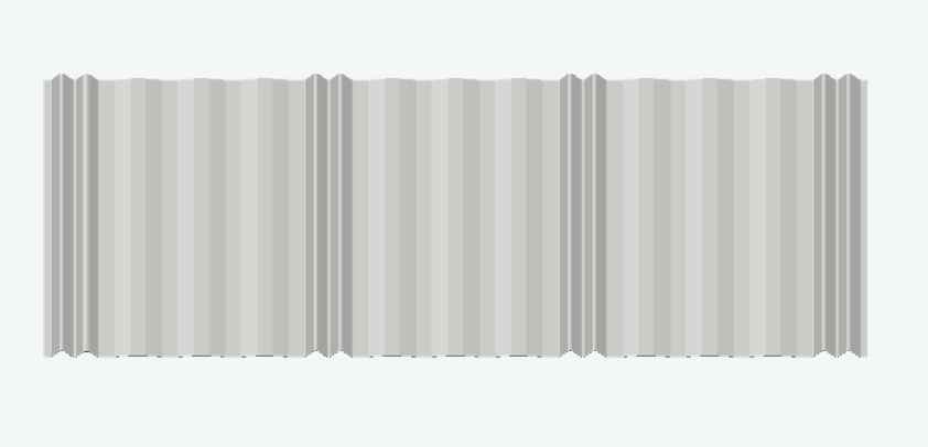 Corrugated Metal Sheets Gauge 26 DualCoat™ 7/8's - The Canadian Corrugated  Sheet
