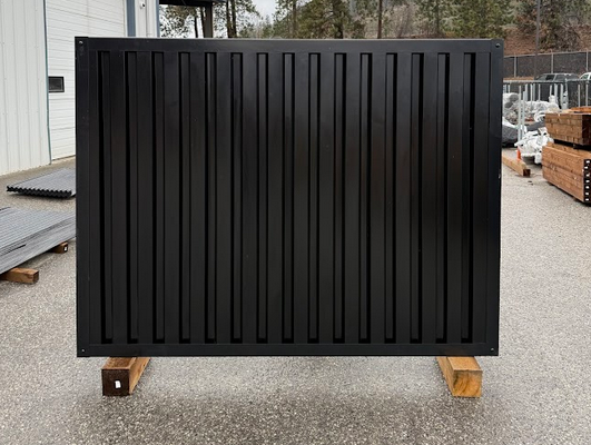 Load image into Gallery viewer, forever fence black steel fence panel
