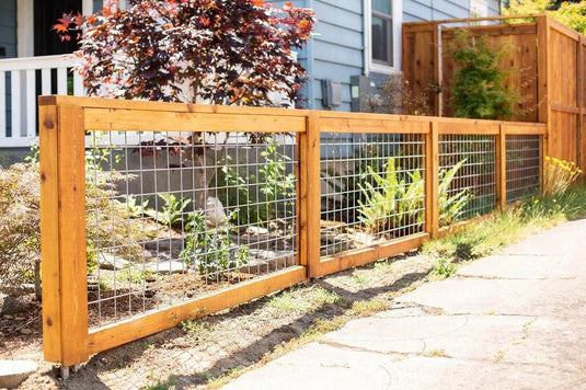 Silver Hog Wire Deck Railing Panels (Premade or Unframed) - The Kootenay - BarrierBoss™