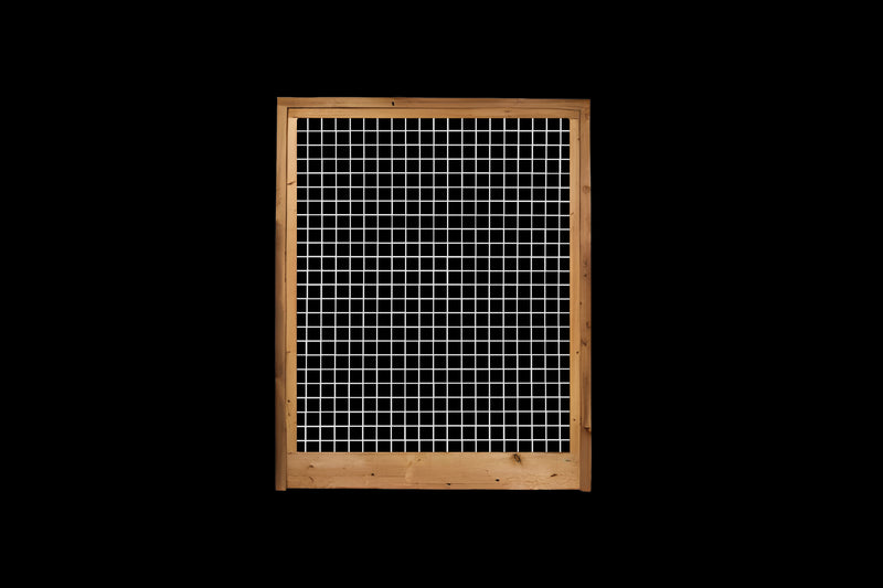 Load image into Gallery viewer, Silver Hog Wire Fence Panels (Framed or Unframed) - The Cariboo - BarrierBoss™
