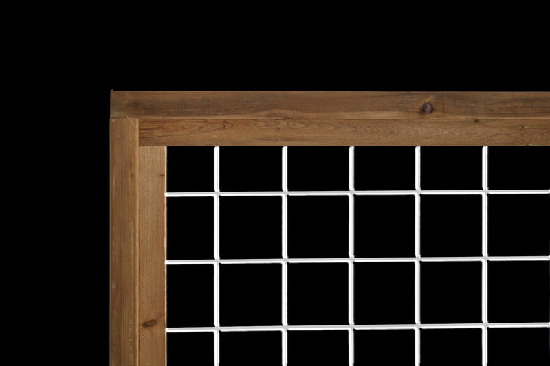 Load image into Gallery viewer, Silver Hog Wire Fence Panels (Framed or Unframed) - The Cariboo - BarrierBoss™
