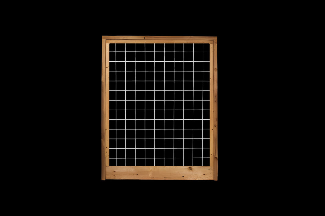 Silver Hog Wire Fence Panels (Framed or Unframed) - The Cariboo - BarrierBoss™