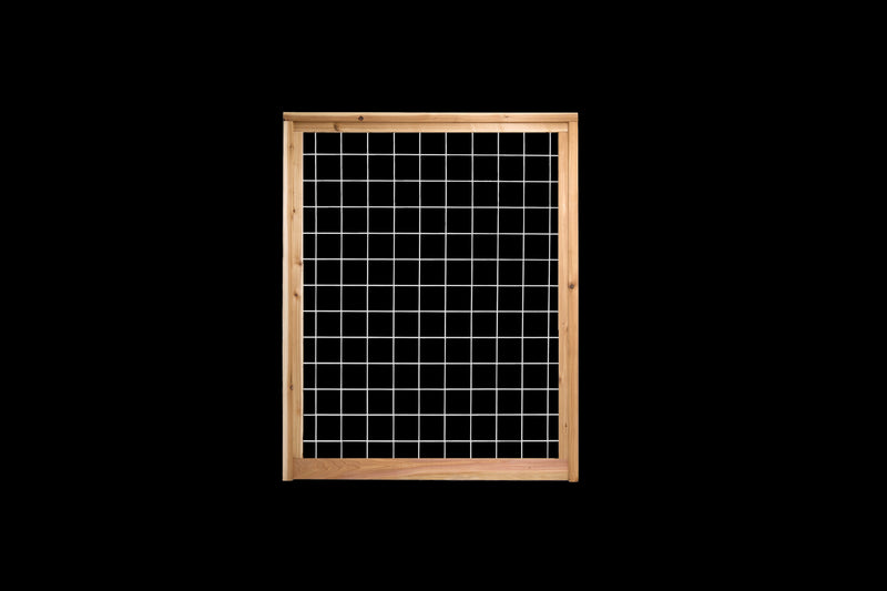 Load image into Gallery viewer, Silver Hog Wire Fence Panels (Framed or Unframed) - The Cariboo - BarrierBoss™
