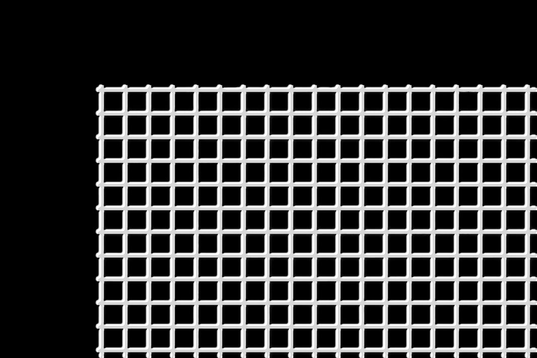 Unframed silver hog wire panel, 1" x 1" mesh — BarrierBoss