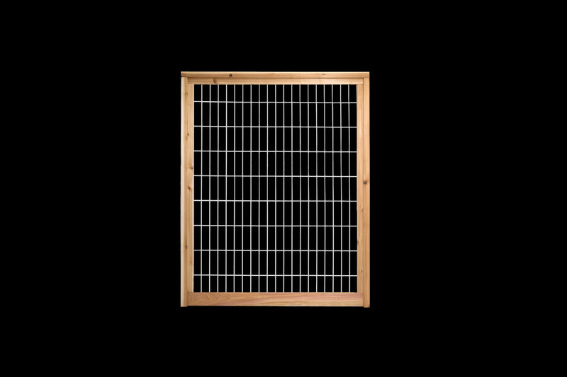 Load image into Gallery viewer, Silver Hog Wire Fence Panels (Framed or Unframed) - The Cariboo - BarrierBoss™
