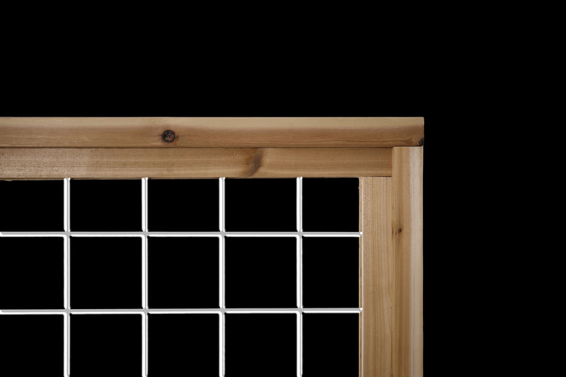 Load image into Gallery viewer, Silver Hog Wire Fence Panels (Framed or Unframed) - The Cariboo - BarrierBoss™
