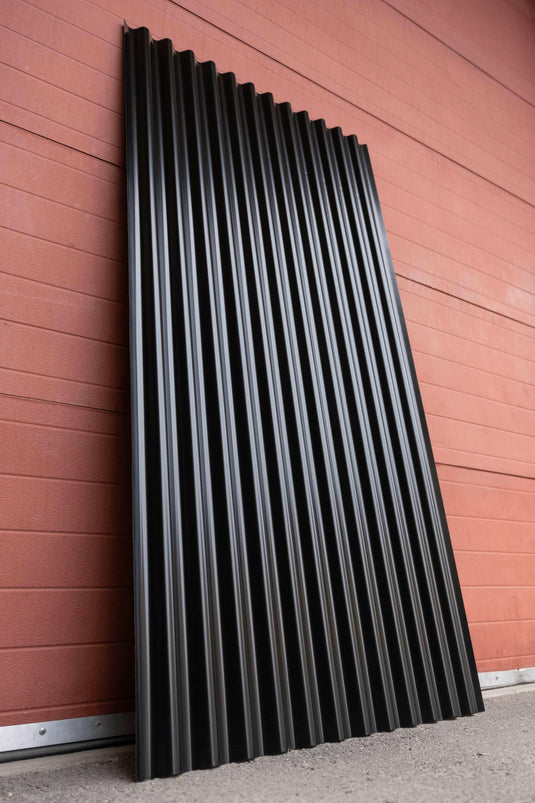 BACKUP "The Rocky Mountain" - Corrugated Metal Siding Panels with DualCoat™ - Loose Metal - BarrierBoss™