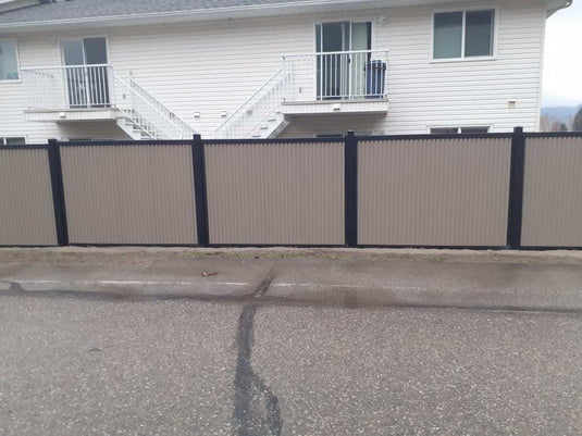 "The True North" - Metal Fence Panels with Steel Post Frame System - BarrierBoss™