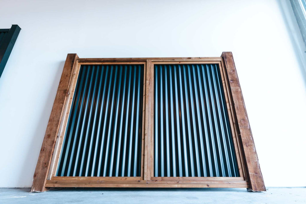 The Wood and Metal Fence Panel - Wind and Warp Resistant - The Fort Knox - BarrierBoss™