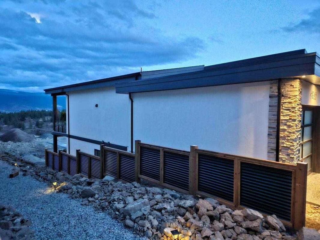 The Wood and Metal Fence Panel - Wind and Warp Resistant - The Fort Knox - BarrierBoss™