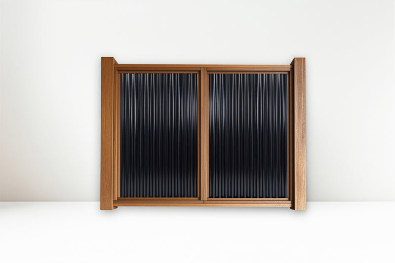 Load image into Gallery viewer, The Wood and Metal Fence Panel - Wind and Warp Resistant - The Fort Knox - BarrierBoss™
