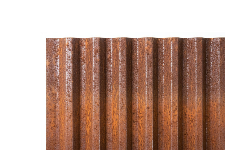 Weathering Steel - Corten Steel Fence Panels (Framed or Unframed) - The Badlands - BarrierBoss™