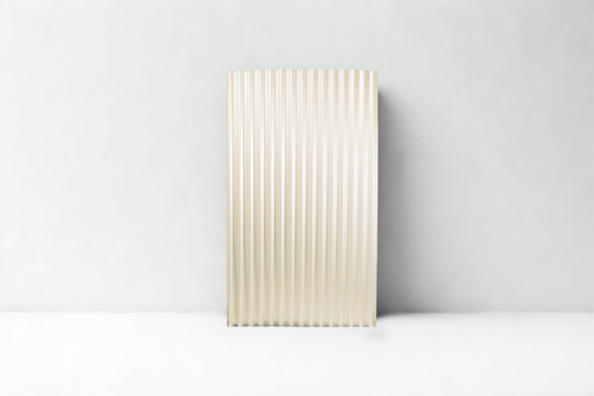Corrugated Metal Fence Sheets - NoFade, NoRust, DualSided (Unframed) - The Canadian - BarrierBoss™