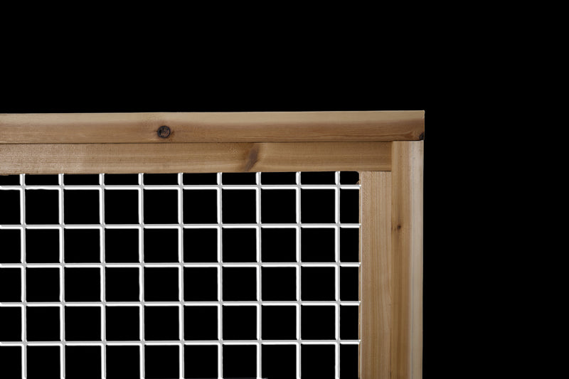 Load image into Gallery viewer, Silver Hog Wire Fence Panels (Framed or Unframed) - The Cariboo - BarrierBoss™
