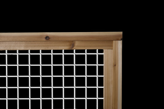 Silver Hog Wire Fence Panels (Framed or Unframed) - The Cariboo - BarrierBoss™