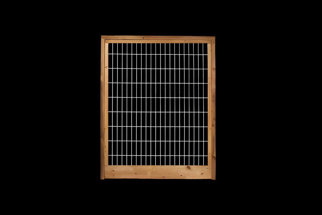 Silver Hog Wire Fence Panels (Framed or Unframed) - The Cariboo - BarrierBoss™