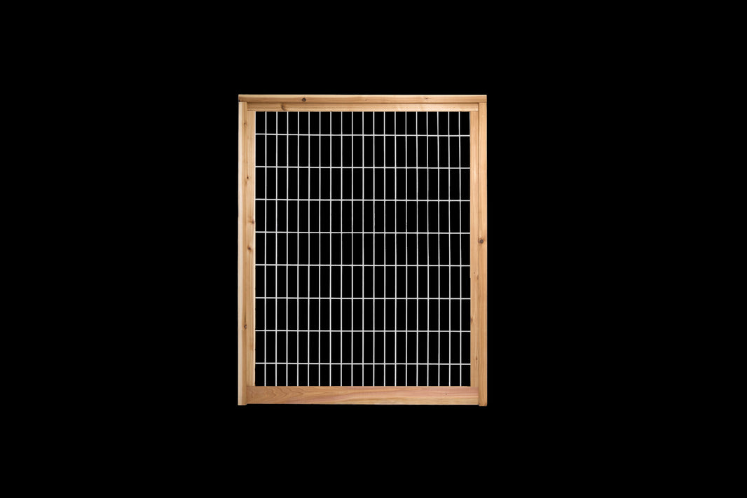 Silver Hog Wire Fence Panels (Framed or Unframed) - The Cariboo - BarrierBoss™