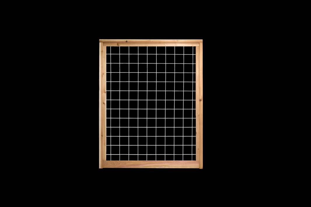 Silver Hog Wire Fence Panels (Framed or Unframed) - The Cariboo - BarrierBoss™