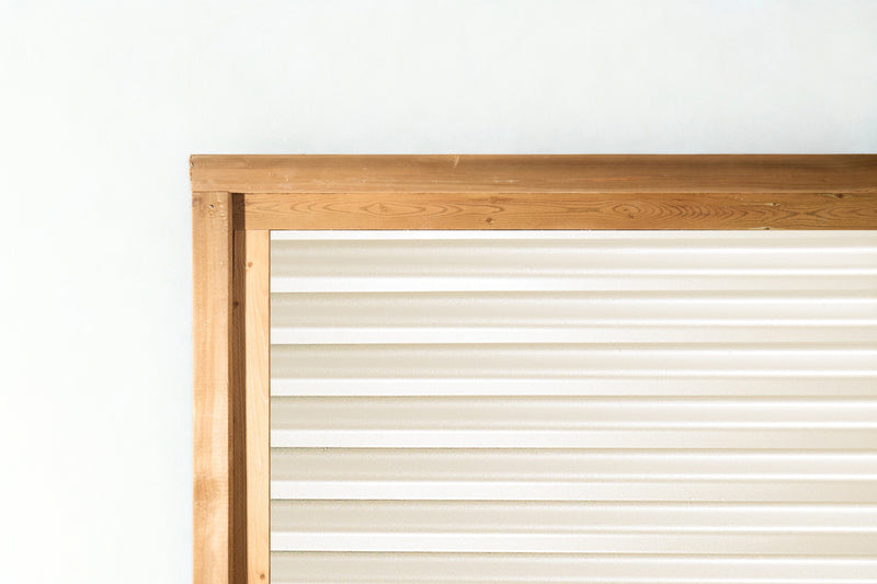 Load image into Gallery viewer, Corrugated Metal Privacy Fence Panel (Premade) - The Coastal - BarrierBoss™

