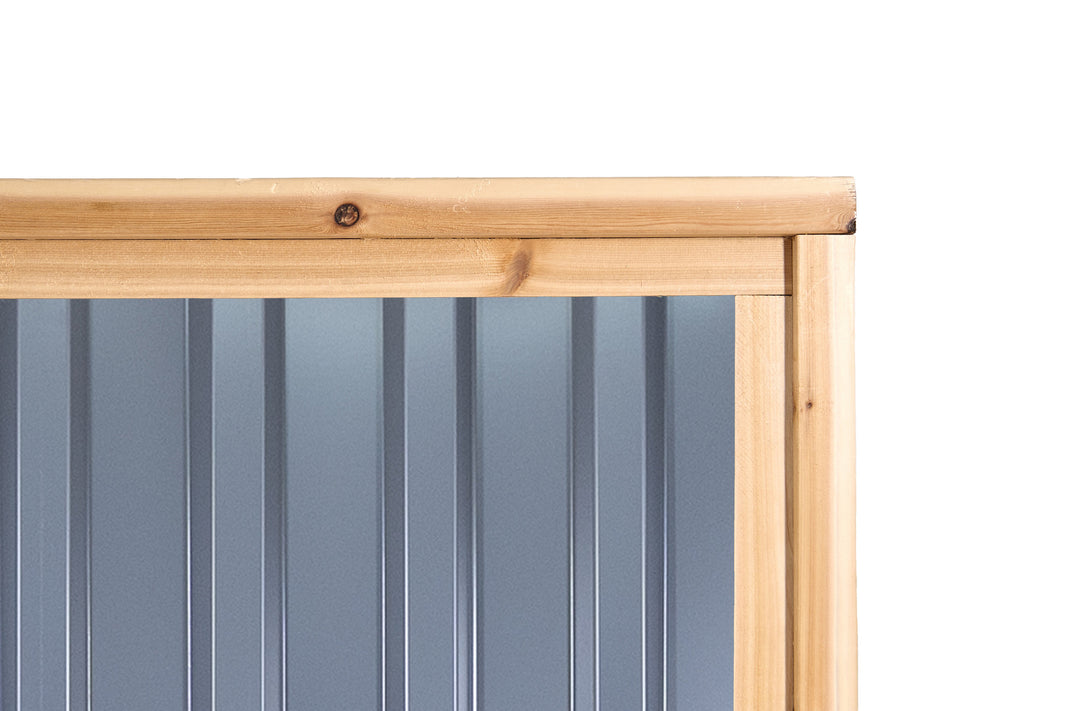 Deep Groove Metal Fence Panels (Premade) - The Revelstoke - BarrierBoss™