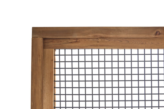 Black Hog Wire Fence Panels (Premade or Unframed) - The Rigid Panel