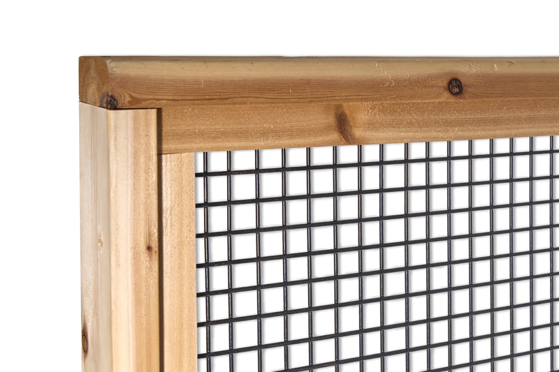 Load image into Gallery viewer, Black Hog Wire Fence Panels (Framed or Unframed) - The Rigid Panel - BarrierBoss™
