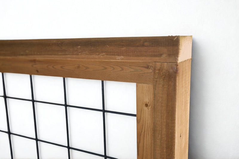 Load image into Gallery viewer, Black Hog Wire Fence Panels (Framed or Unframed) - The Rigid Panel - BarrierBoss™
