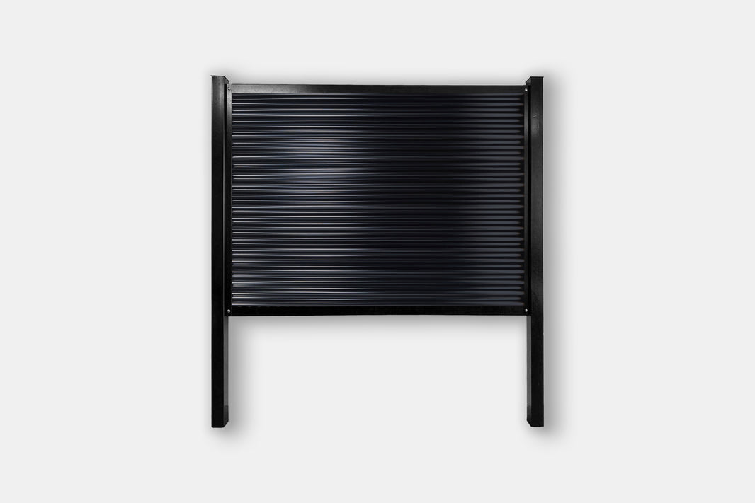 FireSmart® Metal Fence Panels with Steel Post & Frame System - The True North - BarrierBoss™