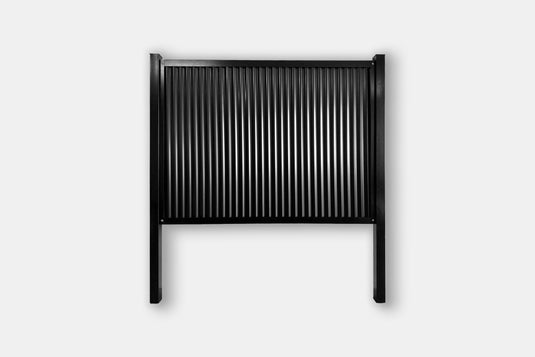 FireSmart® Metal Fence Panels with Steel Post & Frame System - The True North - BarrierBoss™