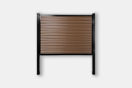 FireSmart® Metal Fence Panels with Steel Post & Frame System - The True North - BarrierBoss™