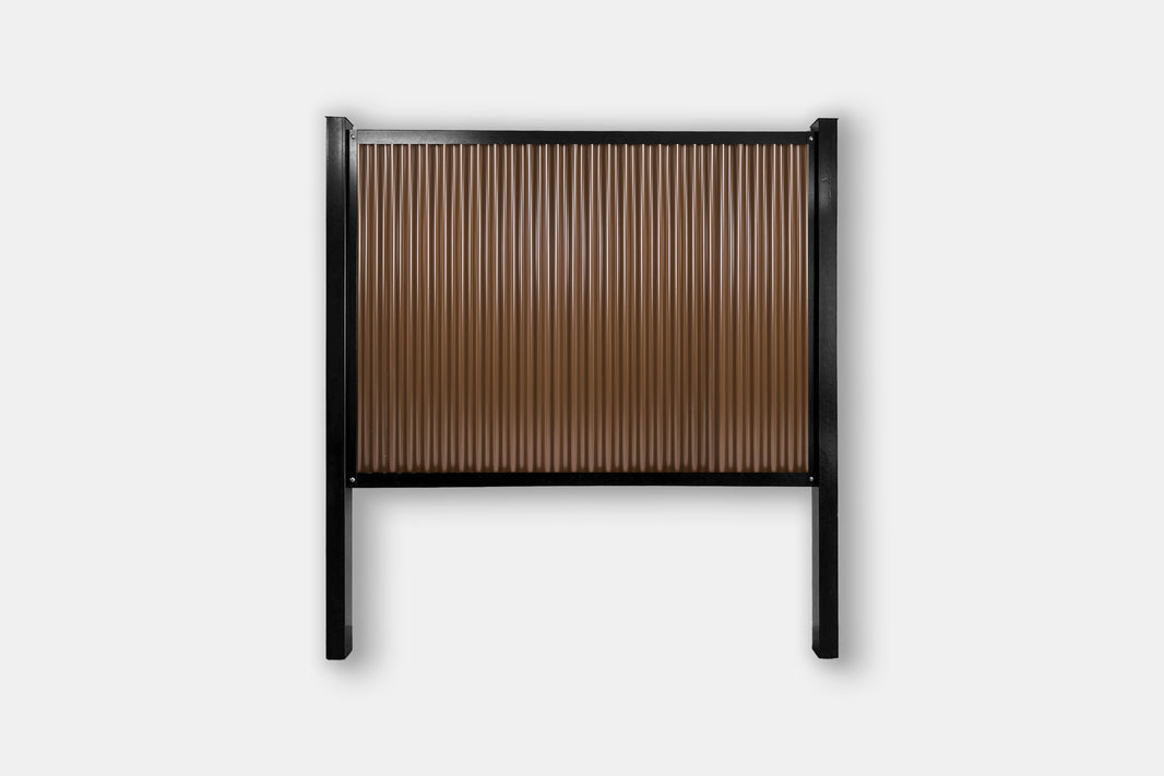 FireSmart® Metal Fence Panels with Steel Post & Frame System - The True North - BarrierBoss™