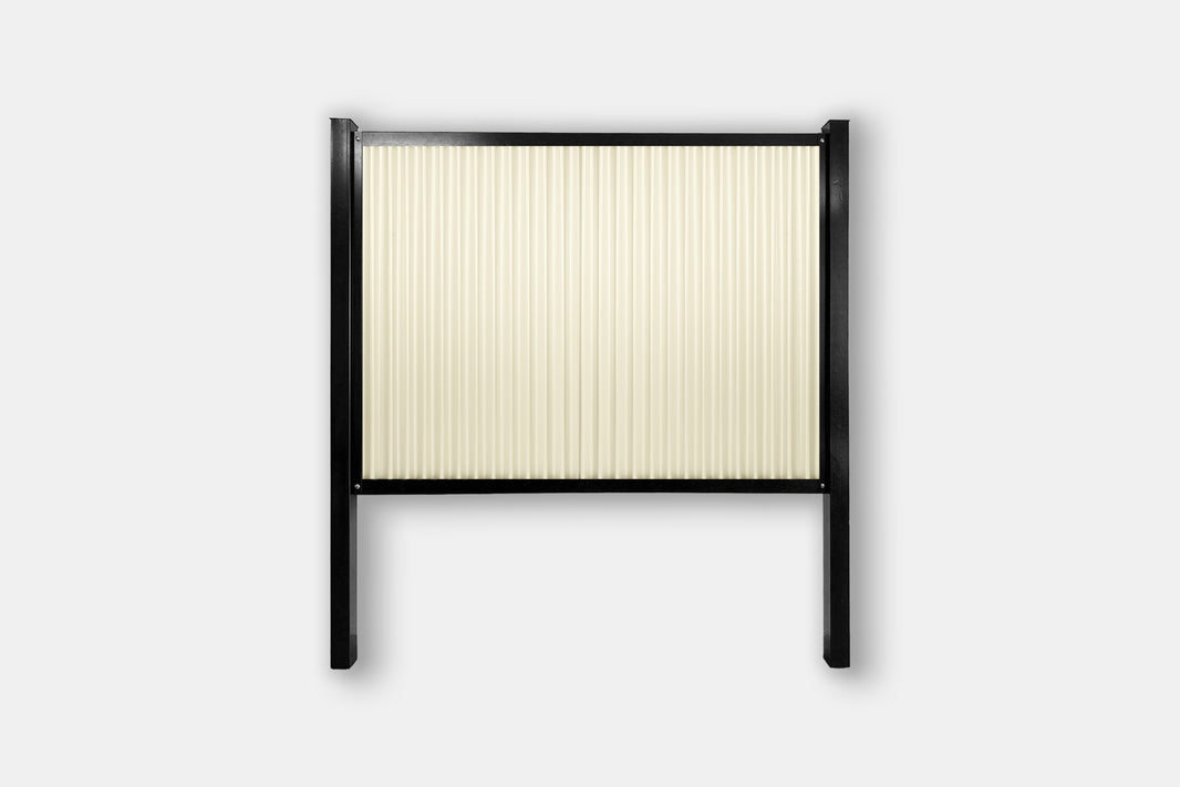 FireSmart® Metal Fence Panels with Steel Post & Frame System - The True North - BarrierBoss™