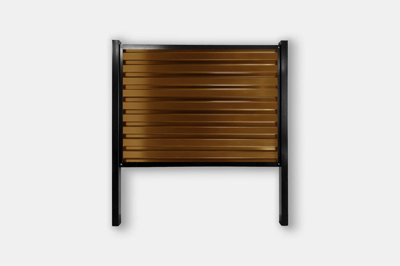 Load image into Gallery viewer, FireSmart® Metal Fence Panels with Steel Post &amp; Frame System - The True North - BarrierBoss™
