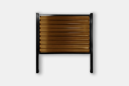 FireSmart® Metal Fence Panels with Steel Post & Frame System - The True North - BarrierBoss™