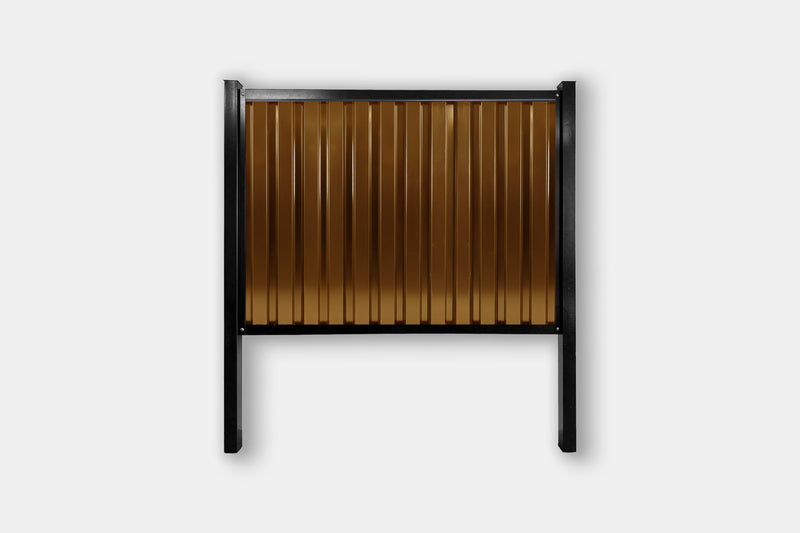 Load image into Gallery viewer, FireSmart® Metal Fence Panels with Steel Post &amp; Frame System - The True North - BarrierBoss™
