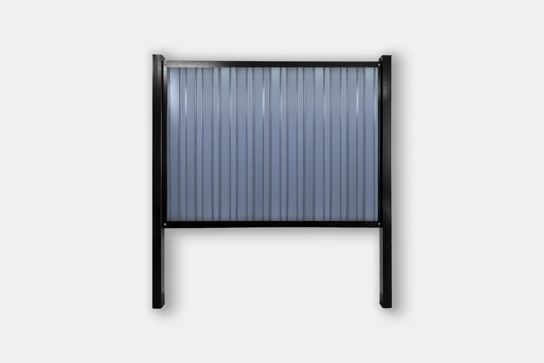 FireSmart® Metal Fence Panels with Steel Post & Frame System - The True North - BarrierBoss™