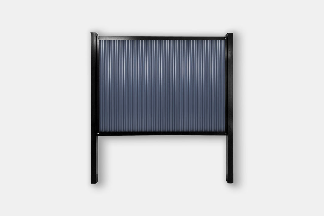 FireSmart® Metal Fence Panels with Steel Post & Frame System - The True North - BarrierBoss™