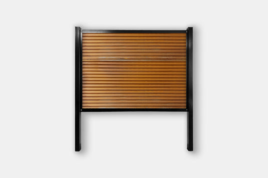 FireSmart® Metal Fence Panels with Steel Post & Frame System - The True North - BarrierBoss™