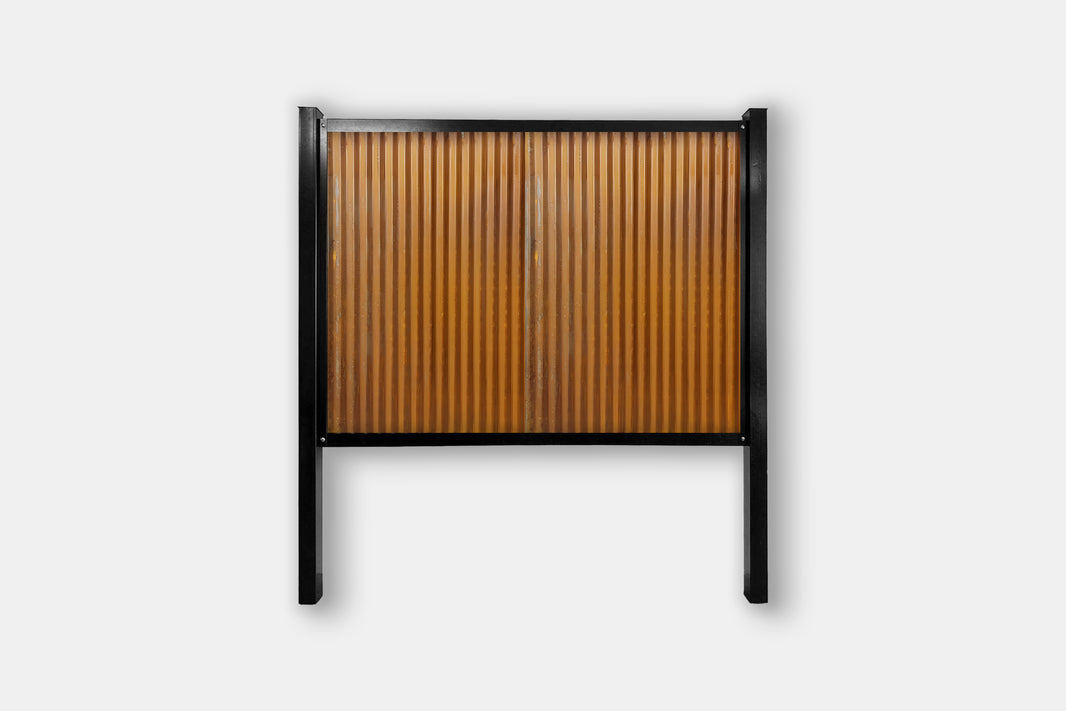 FireSmart® Metal Fence Panels with Steel Post & Frame System - The True North - BarrierBoss™