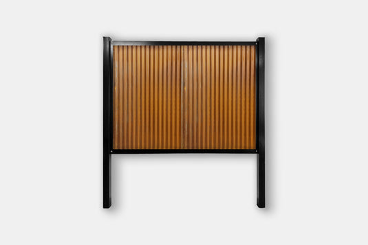 FireSmart® Metal Fence Panels with Steel Post & Frame System - The True North - BarrierBoss™
