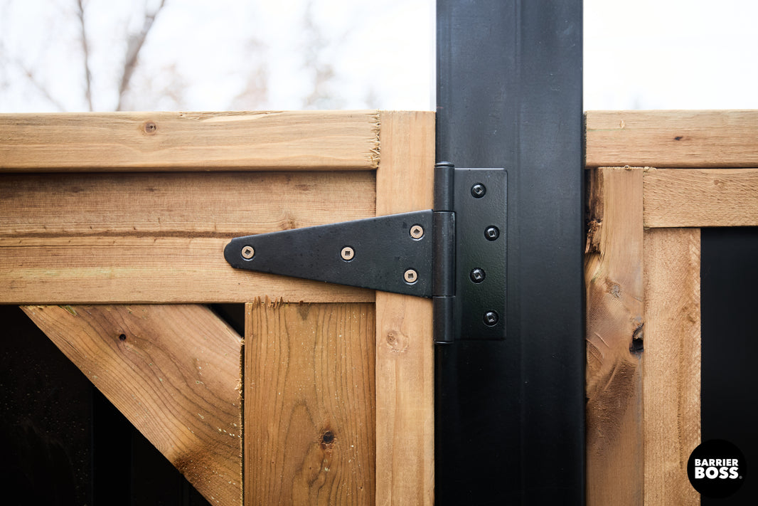 Gates for Ribbed/Deep Groove Metal Fence - BarrierBoss™