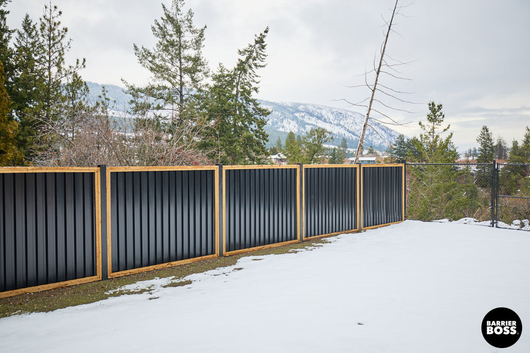 Universal Metal Fence Posts for Wood, Steel, and Hybrid Fences - BarrierBoss™