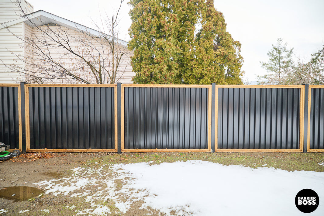 Universal Metal Fence Posts for Wood, Steel, and Hybrid Fences - BarrierBoss™