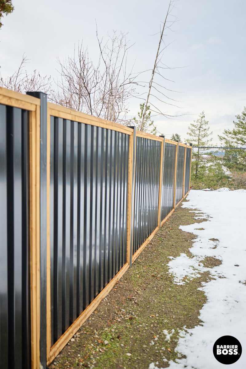 Load image into Gallery viewer, Universal Metal Fence Posts for Wood, Steel, and Hybrid Fences - BarrierBoss™
