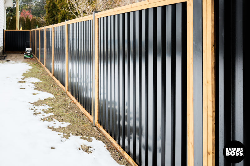 Load image into Gallery viewer, Universal Metal Fence Posts for Wood, Steel, and Hybrid Fences - BarrierBoss™
