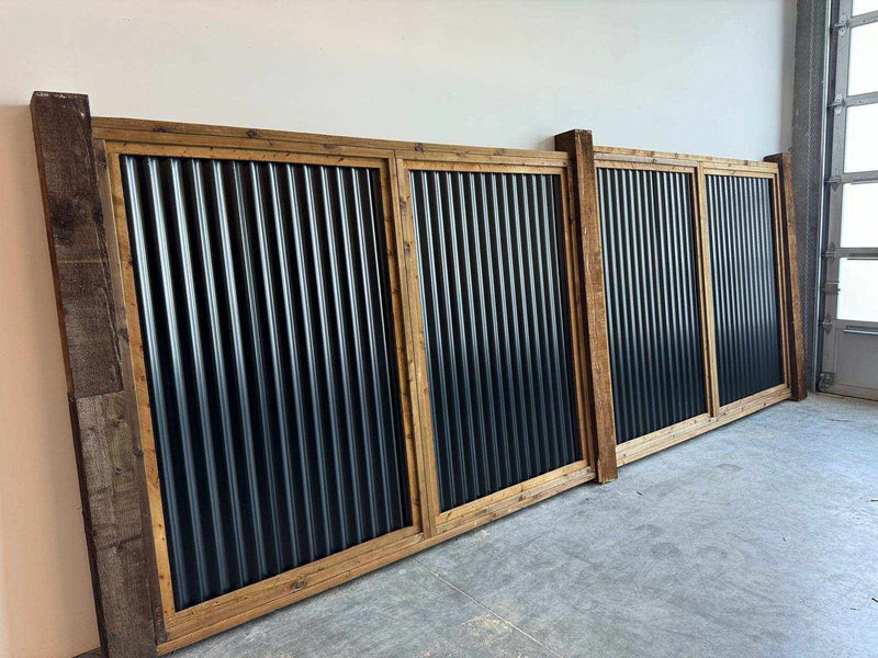 Load image into Gallery viewer, &quot;The Fort Knox&quot; Modular Solo Assembly Privacy Steel Metal Fencing Solution - BarrierBoss™
