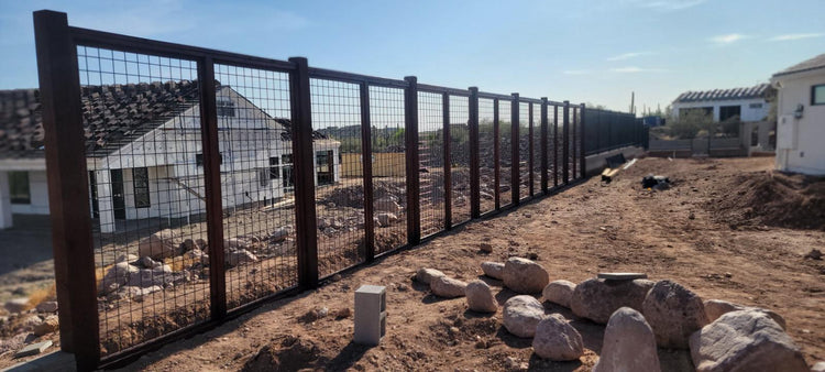 The Wood and Metal Fence Panel - Wind and Warp Resistant - The Fort Knox - BarrierBoss™